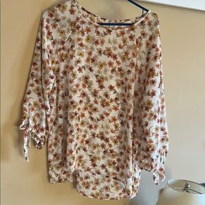 Floral Print Women's Top